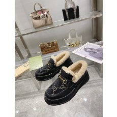 구찌 울 블렌드 말衔扣 로퍼 스노우 부츠 001-183779