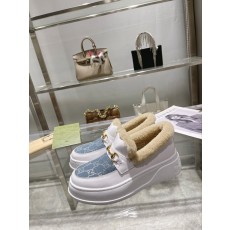구찌 울 블렌드 말衔扣 로퍼 스노우 부츠 001-183784