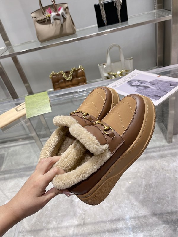 구찌 울 블렌드 말비트 로퍼 스노우 부츠 001-183785