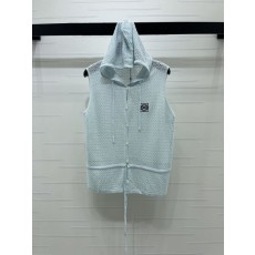 로에베 봄여름 후드 니트 조끼 레이스 자수 001-183913