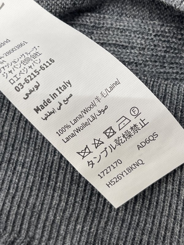 로에베 봄여름 실크울 폴로 니트 반팔 티셔츠 001-184050