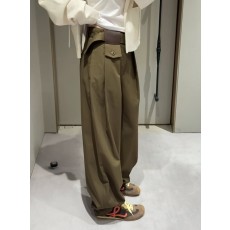 로에베 26 년 신상 올리브그린 와이드 팬츠 001-184059