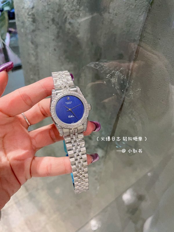 롤렉스 데이트저스트 클래식 여성용 스틸 밴드 시계 001-184070