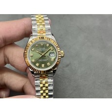 롤렉스 레이디스 데이트저스트 28mm 스테인리스 시계 001-184148