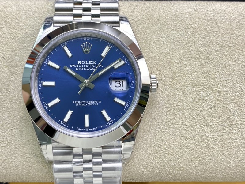 롤렉스 데이저스트 41MM 블루 다이얼 시계 001-184163