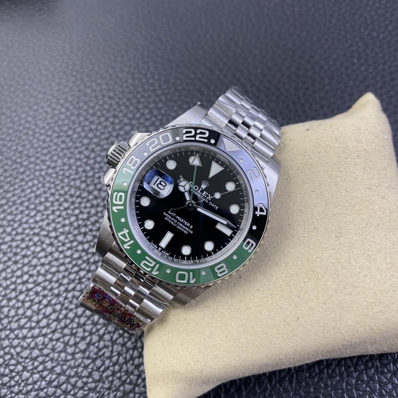 롤렉스 GMT 마스터 II 레프티 스틸 워치 001-184166