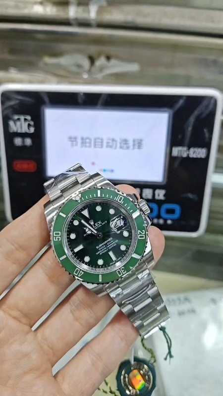 록스 그린 서브마리너 남성 오토매틱 시계 001-184191
