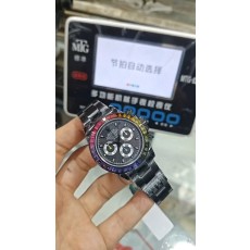 롤렉스 개조 블랙 레인보우 데이토나 시계 001-184195