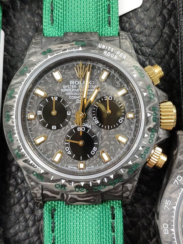 롤렉스 데이토나 풀카본 기계식 시계 001-184326