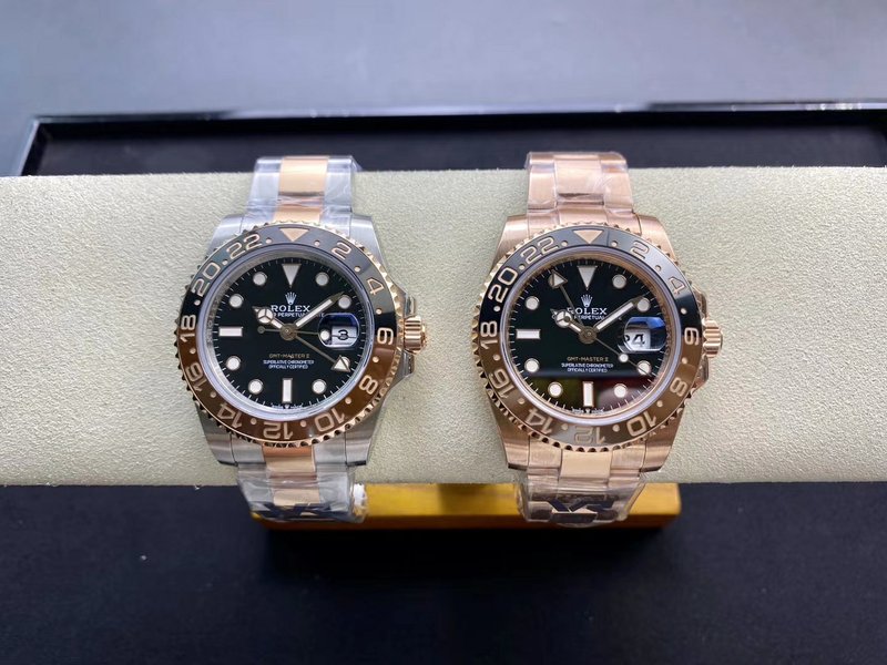 롤렉스 그린위치 18K 로즈골드 풀골드 워치 001-184463