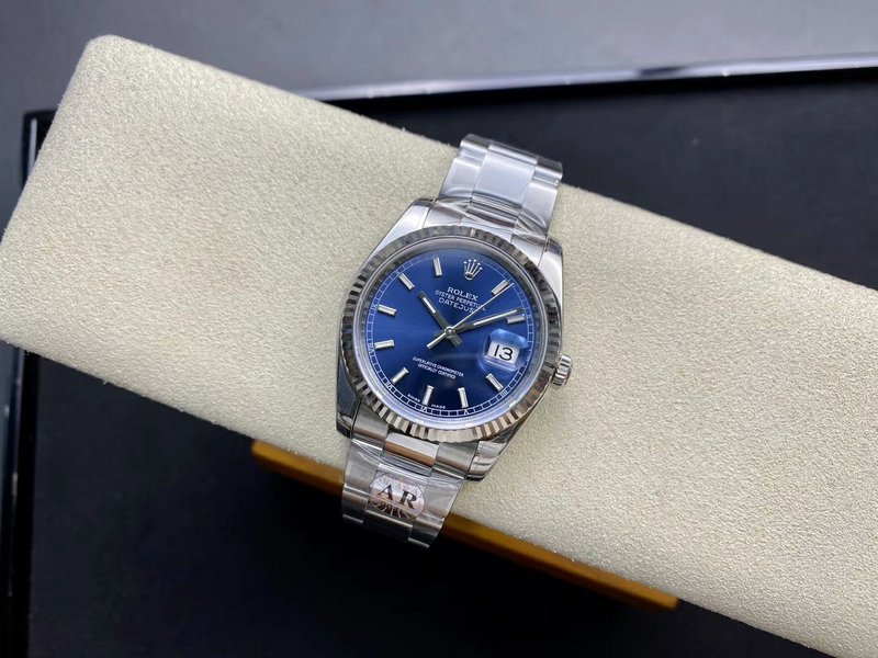 롤렉스 데이트저스트 36mm 시리즈 삼주 스틸 밴드 001-184494