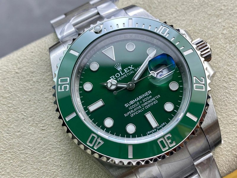 록스 그린 서브마리너 남성 오토매틱 시계 001-184631