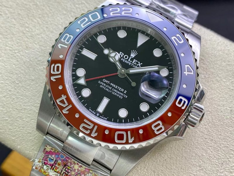 롤렉스 그린위치 레드블루 베젤 GMT 시계 001-184715