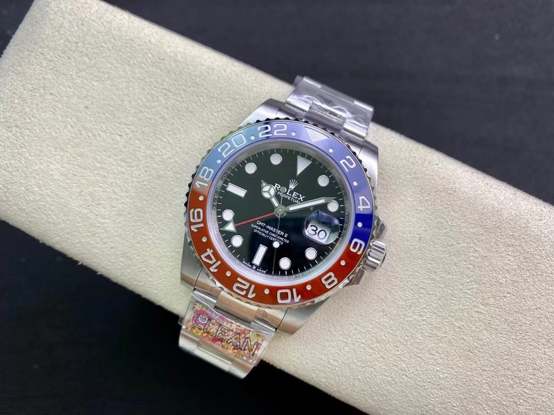 롤렉스 그린위치 레드블루 베젤 GMT 시계 001-184715