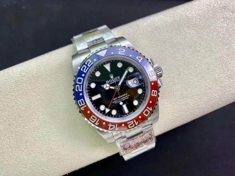 롤렉스 그린위치 레드블루 베젤 GMT 시계 001-184715