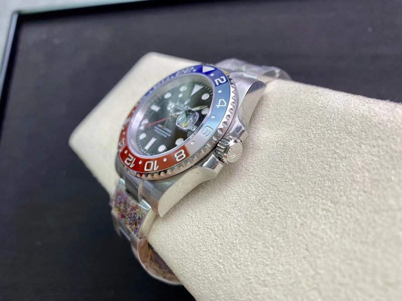 롤렉스 그린위치 레드블루 베젤 GMT 시계 001-184715