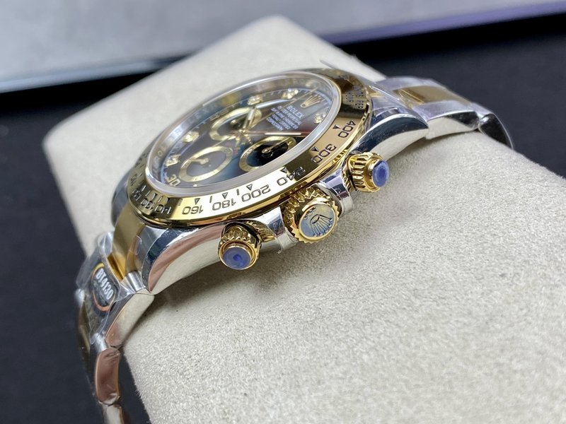 롤렉스 데이토나 투톤 골드 기계식 시계 001-184956