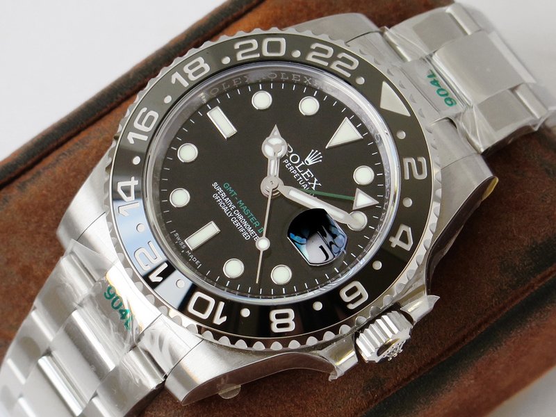 롤렉스 GMT 마스터 II 시리즈 남성 오토매틱 시계 001-185185