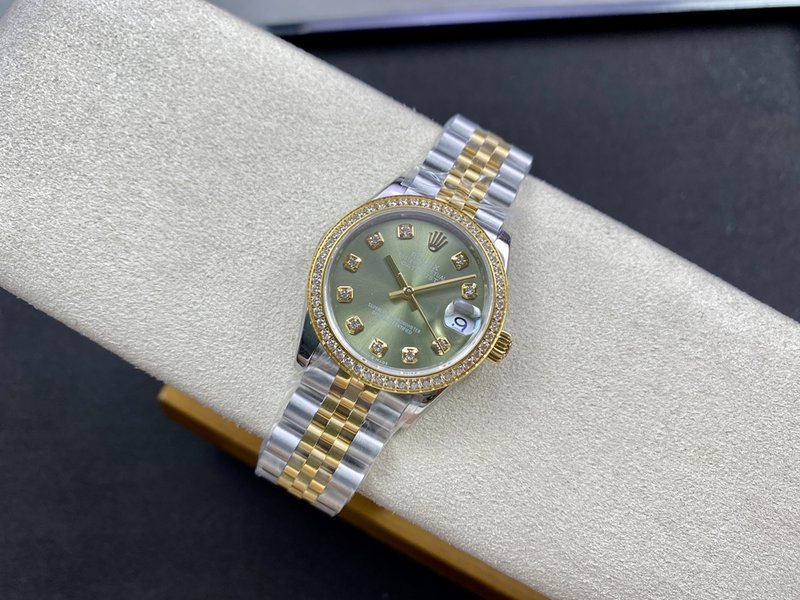 롤렉스 여성 오이스터 퍼페추얼 데이트저스트 시계 001-185214