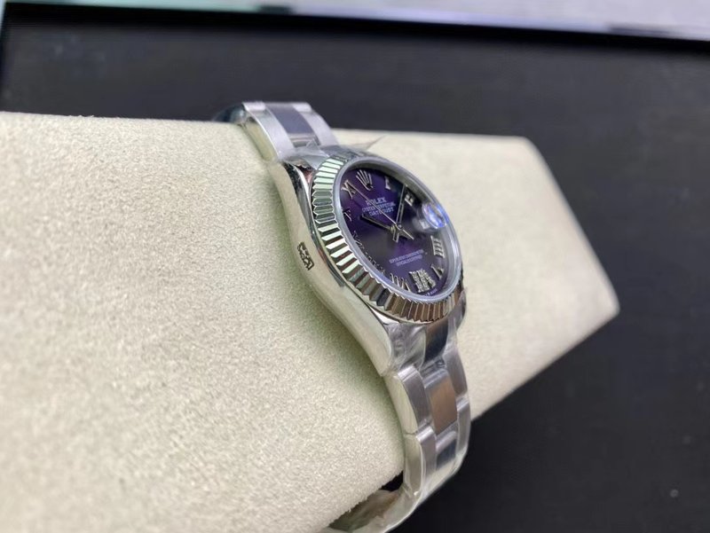 롤렉스 오이스터 퍼페추얼 31mm 여성 오토매틱 시계 001-185238