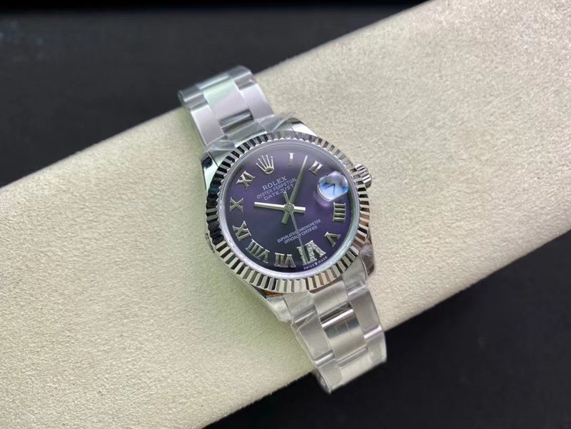 롤렉스 오이스터 퍼페추얼 31mm 여성 오토매틱 시계 001-185238