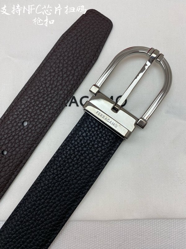 3.5cm 양면 수입 소가죽 남성 벨트 001-185289