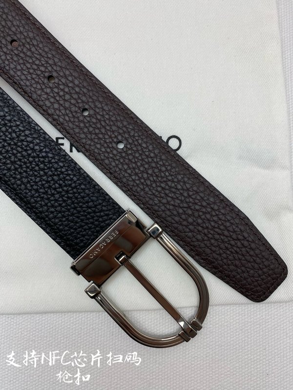 3.5cm 양면 수입 소가죽 남성 벨트 001-185289