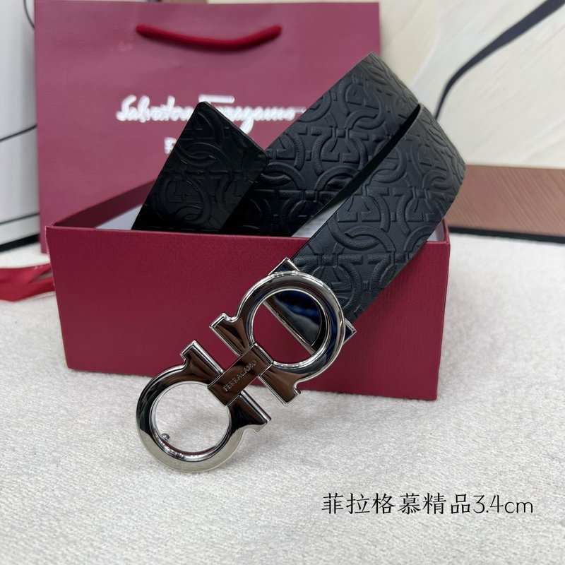 페라가모 이탈리아 양면 소가죽 벨트 001-185297