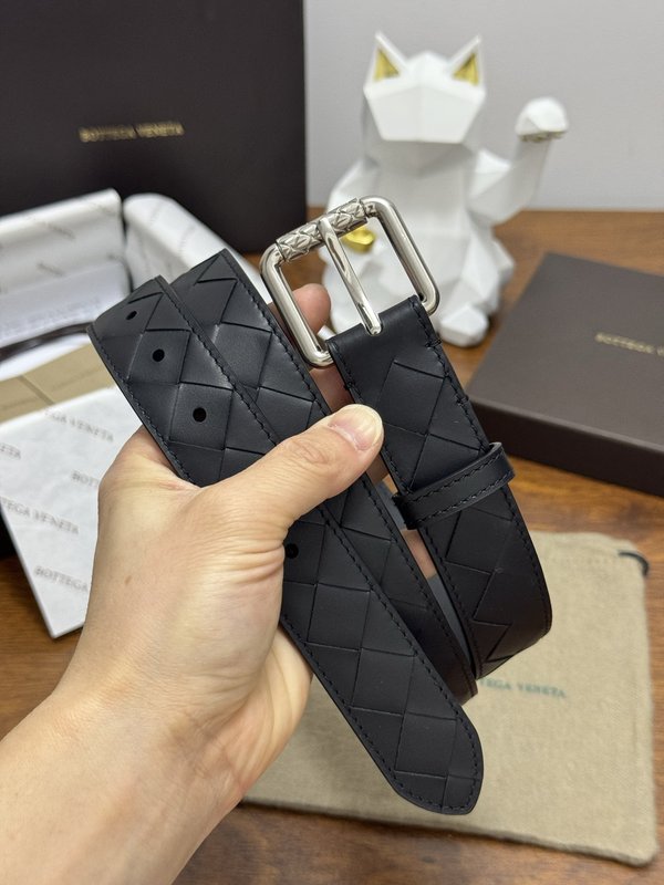 보테가 베네타 3.0cm 핸드메이드 벨트 001-185307