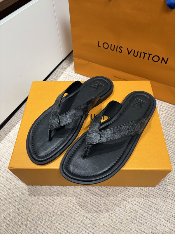 LV 남성 클래식 엠보슬리퍼 001-185368