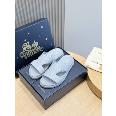 LV 오아시스 스웨이드 슬라이드 샌들 001-185375