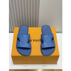 LV 오아시스 데님 가죽 남성 샌들 001-185461