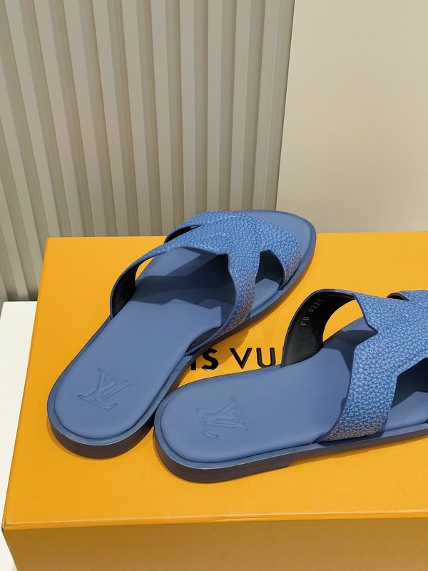 LV 오아시스 데님 가죽 남성 샌들 001-185461