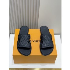 LV 오아시스 데님 가죽 샌들 남성용 001-185462