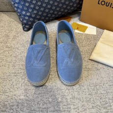 LV春夏 뉴버전 송아지 스웨이드 에스파드릴 001-185508