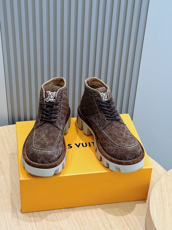 LV 남성 앵클부츠 정수면 소가죽 001-185509
