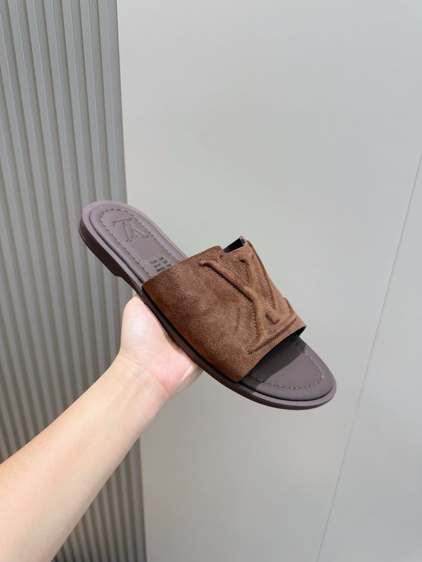 클래식 모노그램 캔버스 샌들 남성용 001-185642