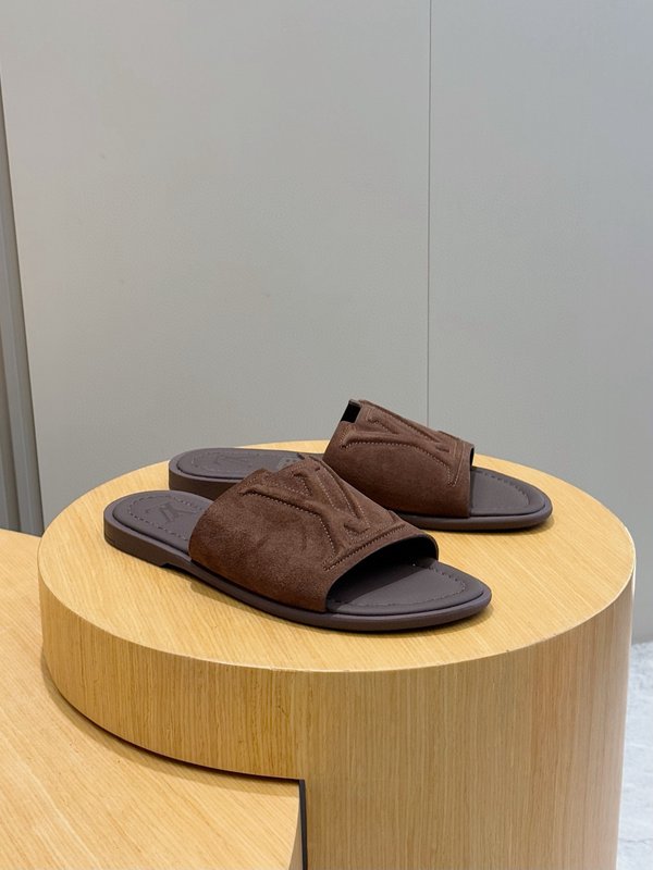 클래식 모노그램 캔버스 샌들 남성용 001-185642