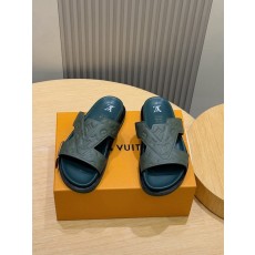 LV 오아시스 스웨이드 가죽 슬리퍼 001-185666