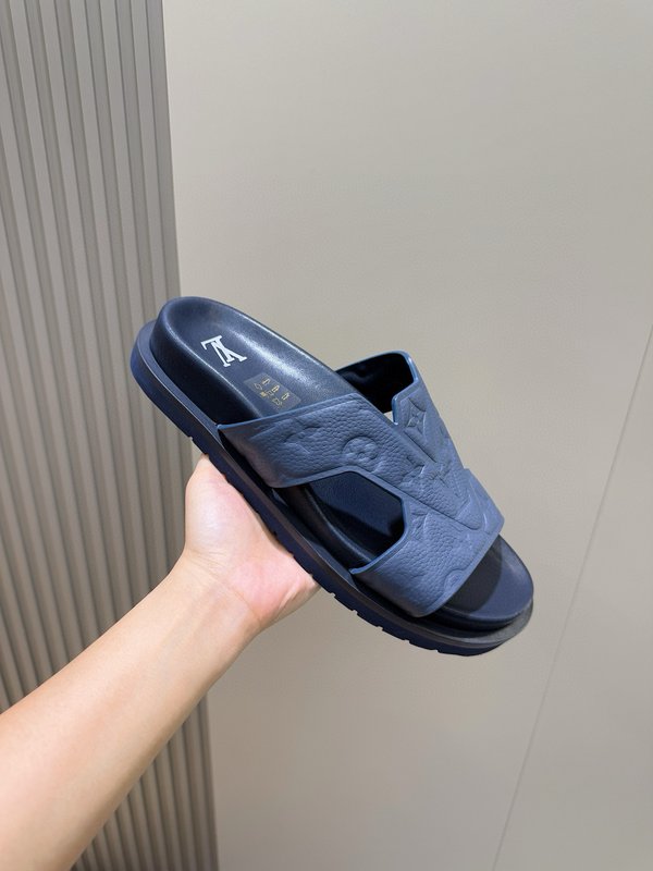 LV 스타일 오아시스 스웨이드 샌들 남성용 001-185668