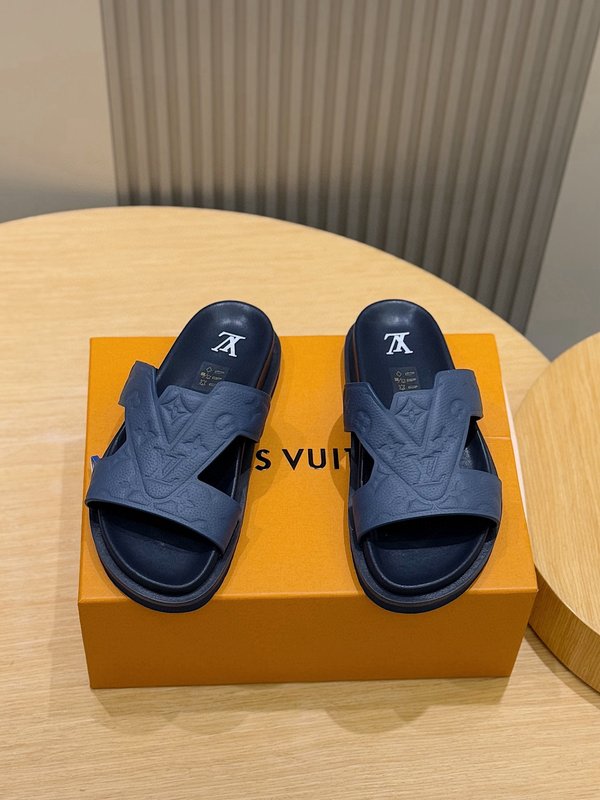 LV 스타일 오아시스 스웨이드 샌들 남성용 001-185668