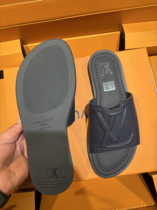 LV 오아시스 남성 샌들 여름 패션 슬리퍼 001-185677