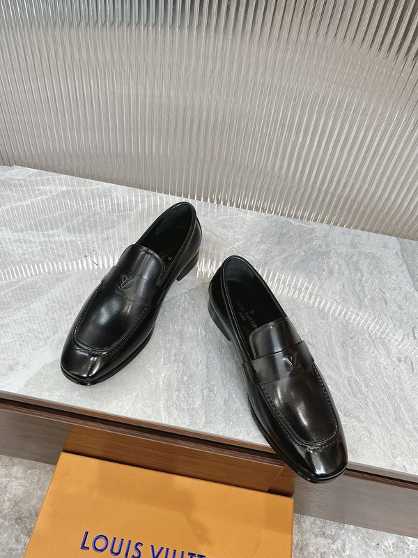 루이비통 남성 클래식 스퀘어 토 정장 구두 001-185678