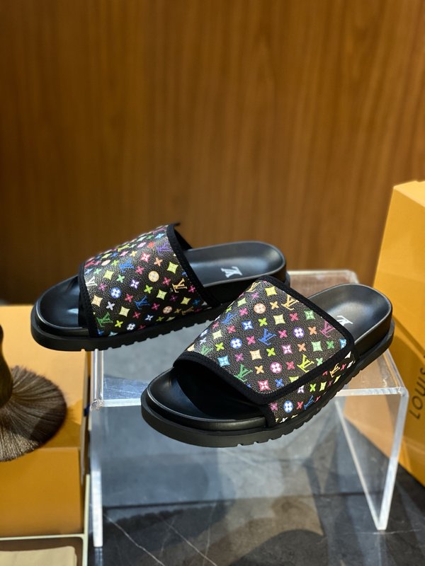 LV 스타일 마이애미 남성용 벨크로 샌들 001-185767