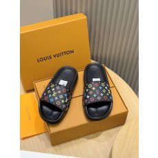 LV 워터프론트 캔버스 슬라이드 샌들 001-185772
