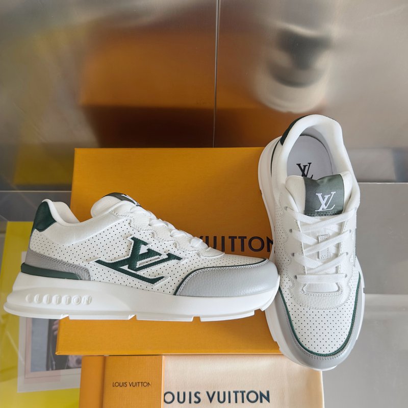LV 루이비통 P600 남성용 두꺼운 바닥 운동화 001-185835