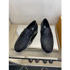 LV 스타일 클래식 가죽 바닥 로퍼 001-185851