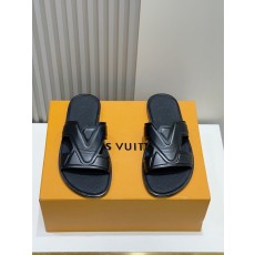 LV 오아시스 데님 가죽 샌들 001-185852