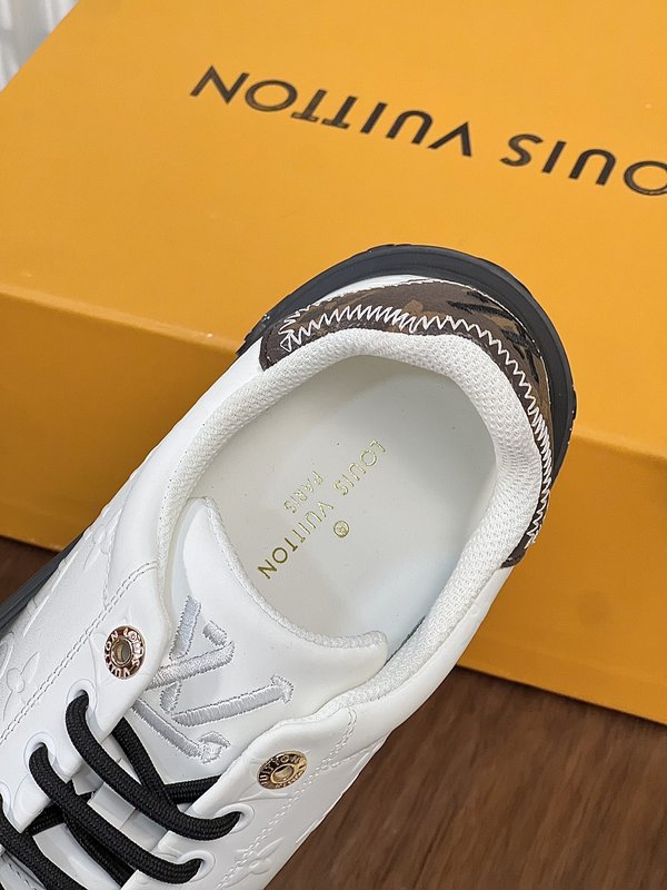 LV 남성 실버 스포츠 캐주얼 슈즈 001-185905