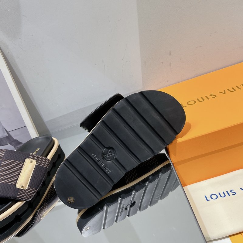 LV 커플 프린트 논슬립 슬리퍼 001-185925